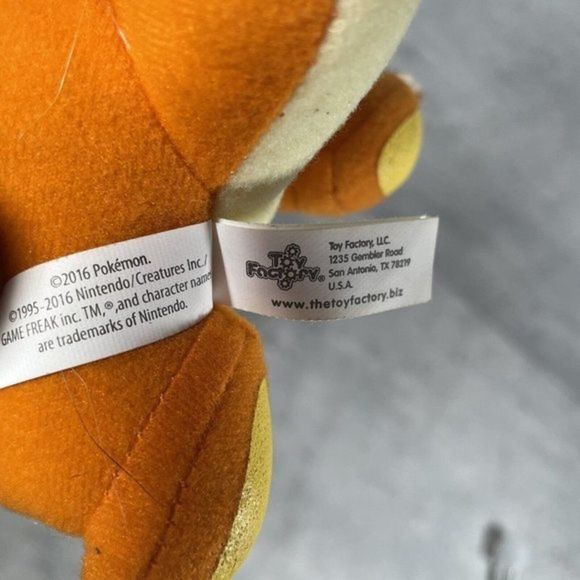 Pokemon Plush 6"-7"(Charmander) Officially Licensed 2021 Toy Factory EUC - Picture 6 of 7